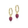 Pendientes PENDULUM de Plata. Baño de Oro 18k