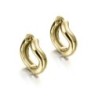 Pendientes FUN de Plata. Baño de Oro 18k