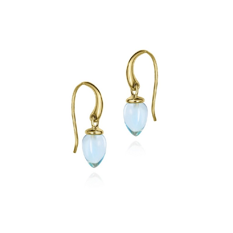 Pendientes PENDULUM de Plata. Baño de Oro 18k
