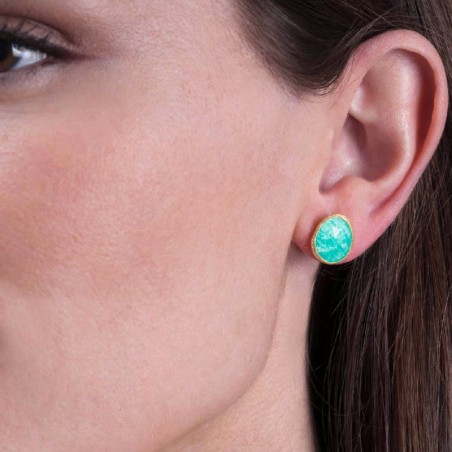 Pendientes SHADE de Plata.Baño de Oro 18k