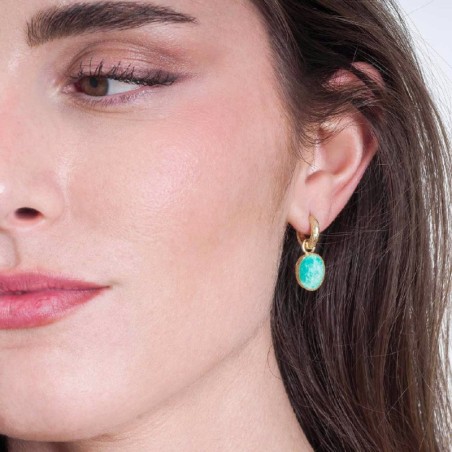 Pendientes SHADE de Plata. Baño de Oro 18k