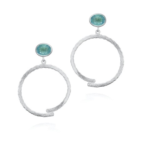 PURE Earrings in Silver.