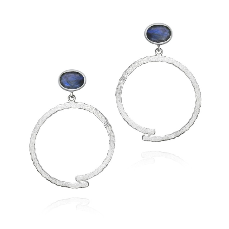 PURE Earrings in Silver.