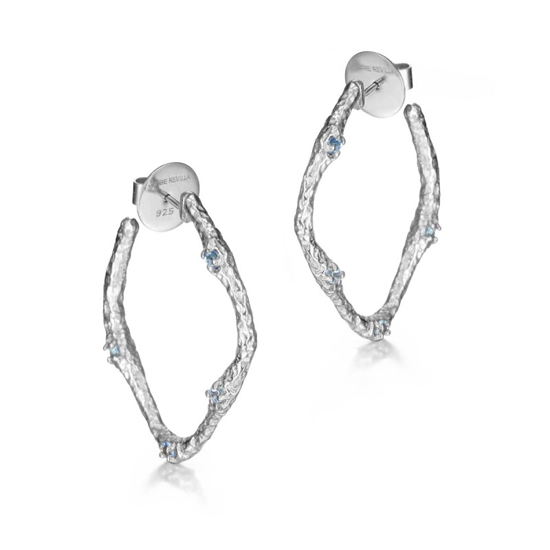 Pendientes LAVA de Plata