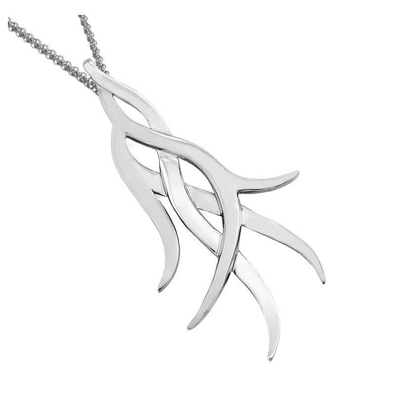 ROOTS Pendant in Silver.