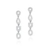 Earrings  DROP in Silver.
