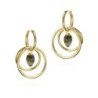 Pendientes PENDULUM de Plata. Baño de Oro 18k