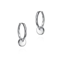 Earrings FUN in Silver.