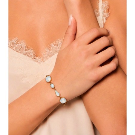 Pulsera ESPECTROLITA plata/baño oro