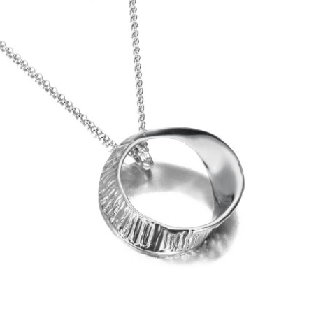 Pendant SEAWEED in Silver.