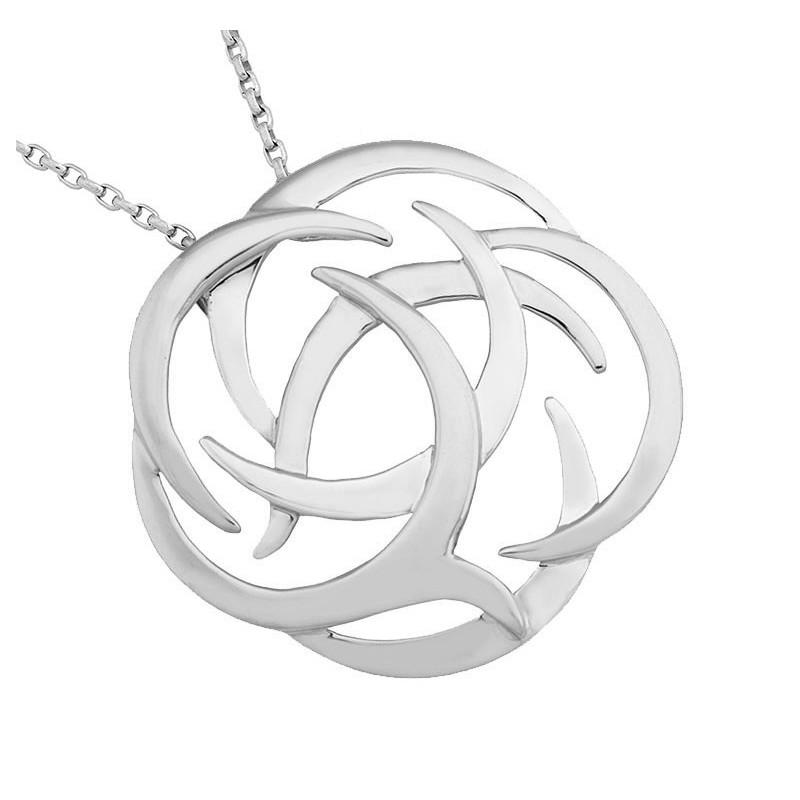 SHIELD Pendant in Silver.