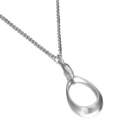 Oval pendant in sterling silver 925