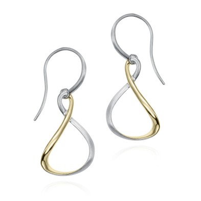 Twist Necklace in Silver.