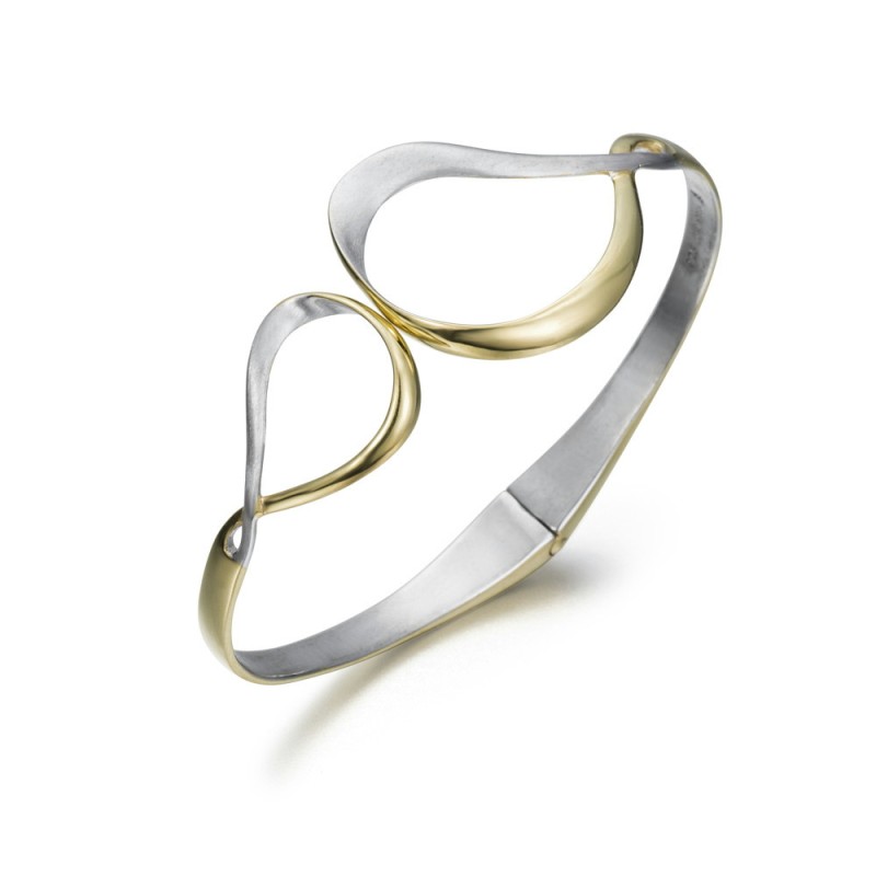 Collar ODYSSEY de Plata.Baño de Oro 18k
