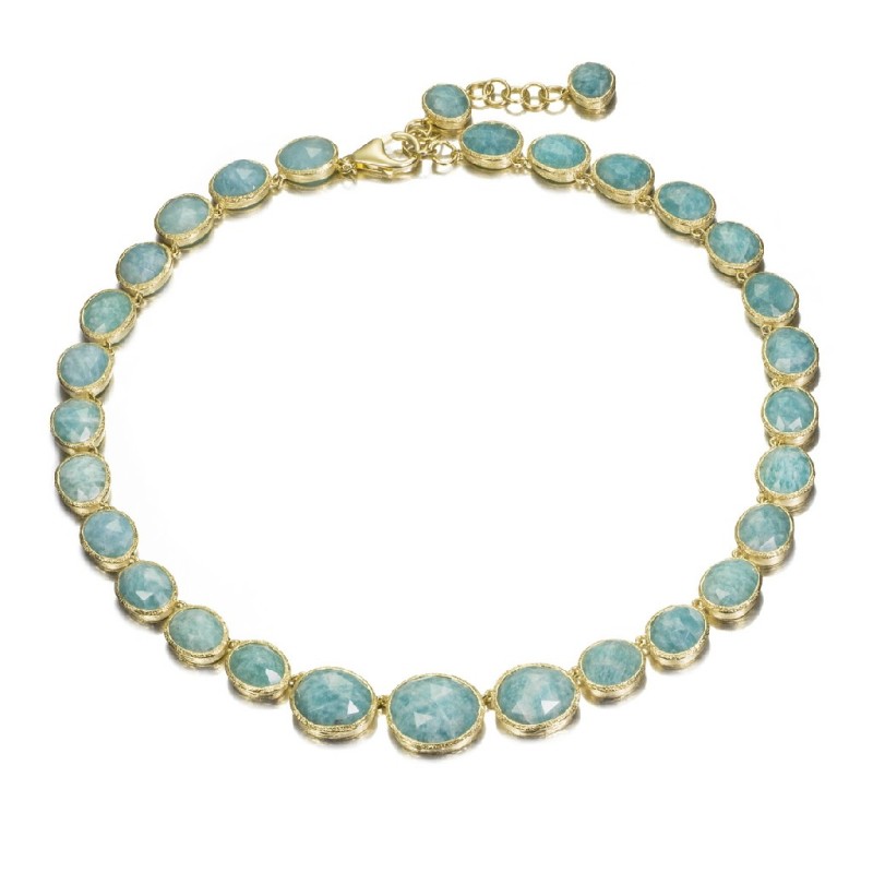 Collar SHADE de Plata.Baño de Oro 18k