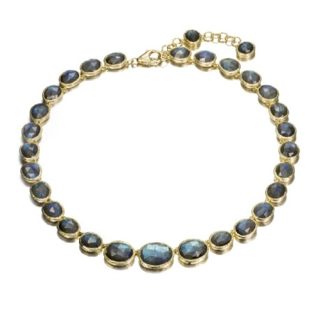Collar SHADE de Plata.Baño de Oro 18k