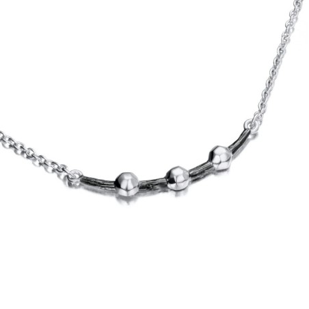 Collar CELESTIAL de Plata.Baño de Rutenio Negro