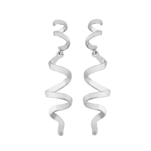 Long sterling silver earrings