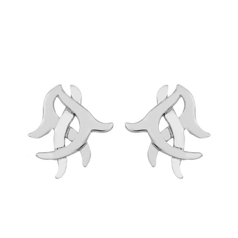 ROOTS Earrings in Silver.