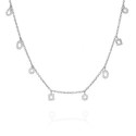 Necklace DROP in Silver.