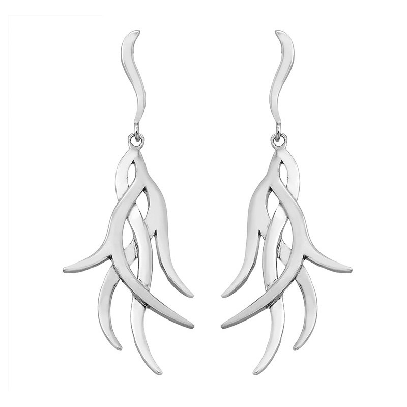 Pendientes ROOTS de Plata.