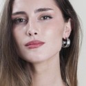 LUCKY Earrings  in Silver.