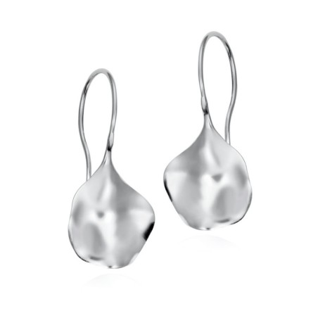 AQUA Earrings  in Silver.