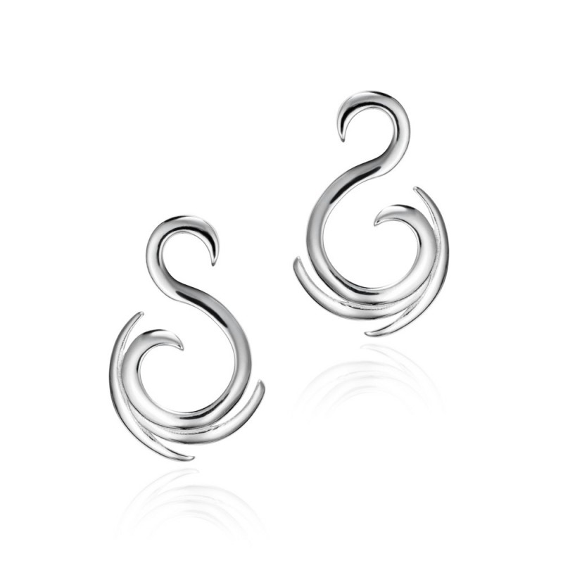 SWIRL Sterling Silver Earrings