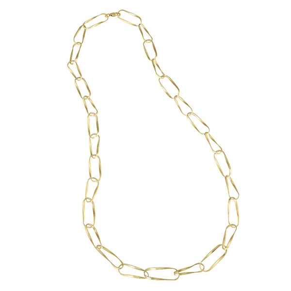 Collar Twist de Plata. Baño de Oro 18k