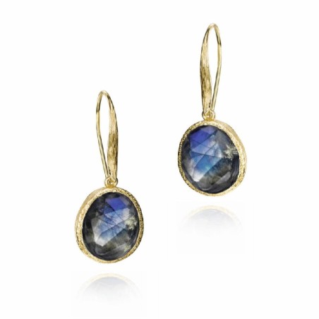 Pendientes SHADE de Plata.Baño de Oro 18k
