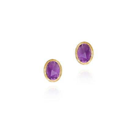 Pendientes AMATISTA plata/baño oro