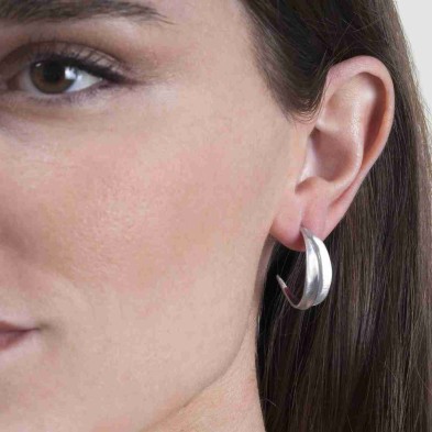 Pendientes RUBÍ plata/baño oro