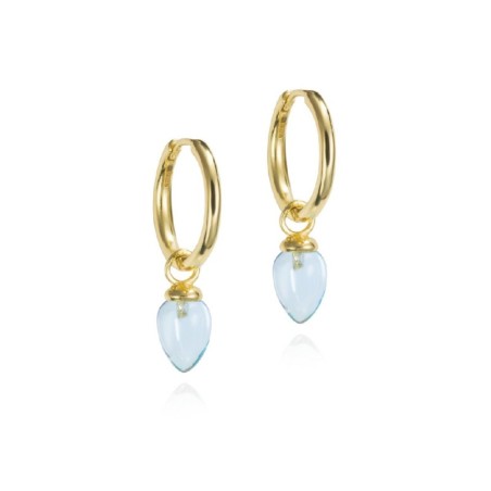 Pendientes PENDULUM de Plata. Baño de Oro 18k
