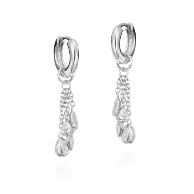 Pendientes DECO de Plata. Baño de Oro 18k