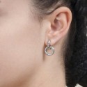 NUGGETS Earrings in Silver.