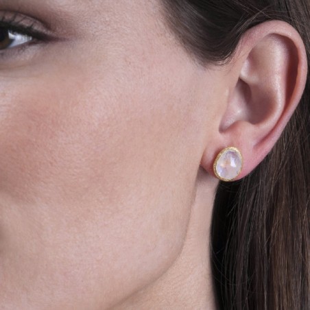 Pendientes SHADE de Plata. Baño de Oro 18k