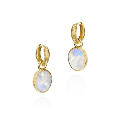 Pendientes SHADE de Plata. Baño de Oro 18k