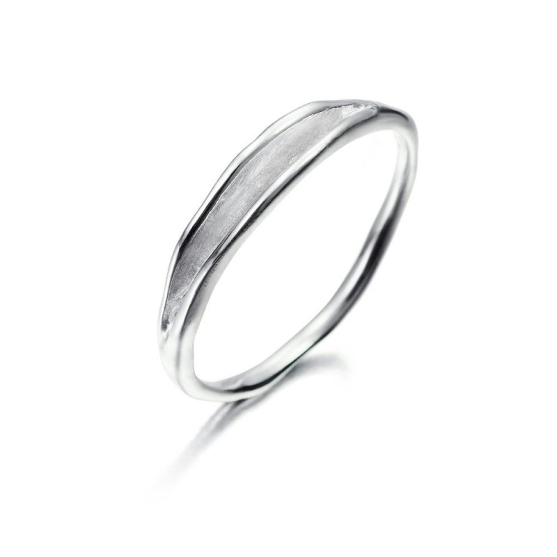Anillo minimalista de plata de ley 925