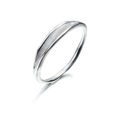 Anillo minimalista de plata de ley 925