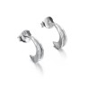 Pendientes BELLA de Plata. Baño de Oro 18k