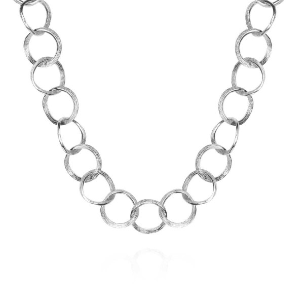 Collar midi de eslabones de plata de ley 925