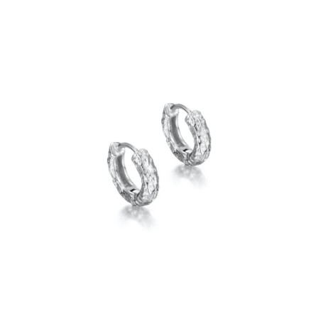 Pendientes  LAVA de Plata.