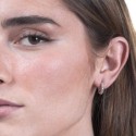 Earrings  LAVA in Silver.