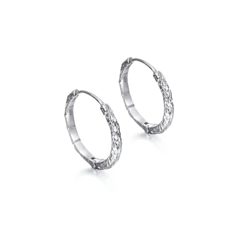 Pendientes  LAVA de Plata.