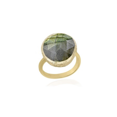 Anillo SHADE de Plata. Baño de Oro 18k