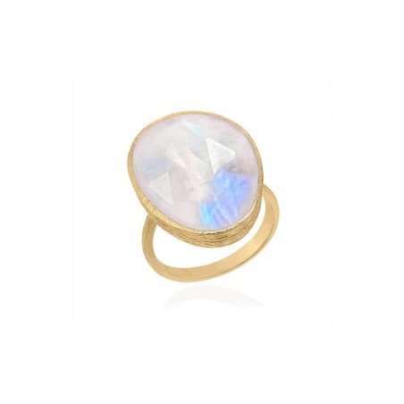 Anillo SHADE de Plata. Baño de Oro 18k