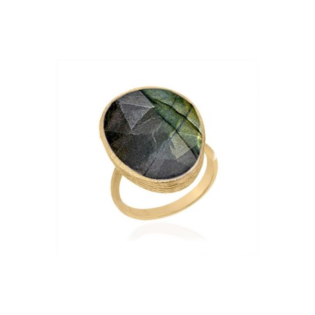 SHADE Ring in Silver. 18k Gold Vermeil