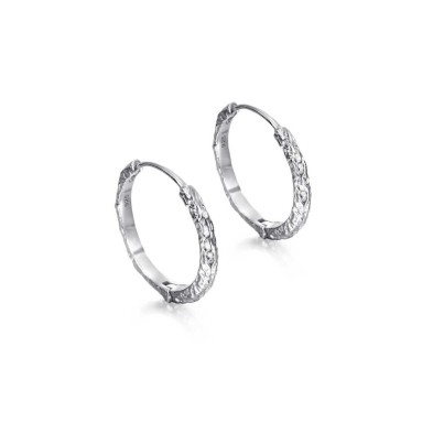 Pendientes de aro extra grandes de plata de ley 925