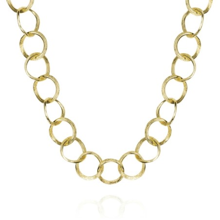 Collar FLORENCE de Plata. Baño de Oro 18k