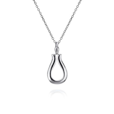 Organic pendant in 925 sterling silver